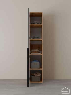 Шкаф Linnea MHR-1-2 2050х400х510 (ДВ-М 11.1.25) в Заречном - zarechnyy.ok-mebel.com | фото 4