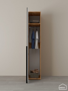Шкаф Linnea MHR-1 2050х400х510 (ДВ-М 11.1.25) в Заречном - zarechnyy.ok-mebel.com | фото 4
