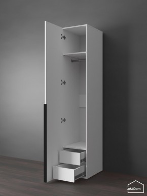 Шкаф Linnea MHR-1-3 2050х400х510 (Белый-М 11.1.1) в Заречном - zarechnyy.ok-mebel.com | фото 7