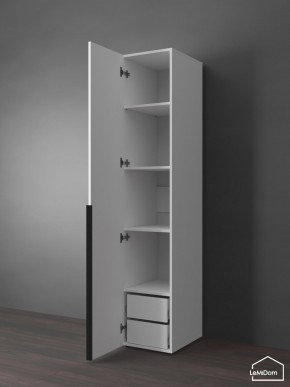 Шкаф Linnea MHR-1-4 2050х400х510 (Белый-М 11.1.1) в Заречном - zarechnyy.ok-mebel.com | фото 5
