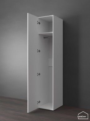 Шкаф Linnea MHR-1PO 2050х400х510 (Белый-М 11.1.1) в Заречном - zarechnyy.ok-mebel.com | фото 4