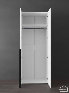 Шкаф Linnea MHR-2 2050х800х510 (Белый-М 11.1.1) в Заречном - zarechnyy.ok-mebel.com | фото 4