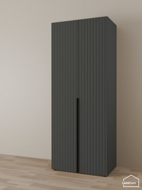 Шкаф Linnea MHR-2 2050х800х510 (Графит-М 11.1.25) в Заречном - zarechnyy.ok-mebel.com | фото