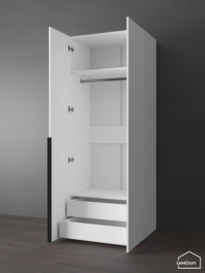 Шкаф Linnea MHR-2-3 2050х800х510 (Белый-М 11.1.1) в Заречном - zarechnyy.ok-mebel.com | фото 5