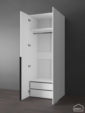 Шкаф Linnea MHR-2-3 2050х800х510 (Белый-М 11.1.1) в Заречном - zarechnyy.ok-mebel.com | фото 6