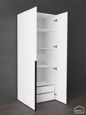 Шкаф Linnea MHR-2-4 2050х800х510 (Белый-М 11.1.1) в Заречном - zarechnyy.ok-mebel.com | фото 6