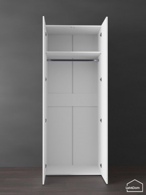 Шкаф Linnea MHR-2PO 2050х800х510 (Белый-М 11.1.1) в Заречном - zarechnyy.ok-mebel.com | фото 4