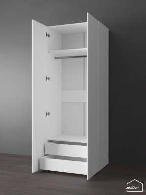 Шкаф Linnea MHR-2PO-3 2050х800х510 (Белый-М 11.1.2) в Заречном - zarechnyy.ok-mebel.com | фото 5