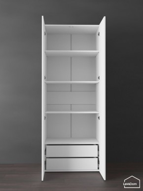 Шкаф Linnea MHR-2PO-4 2050х800х510 (Белый-М 11.1.2) в Заречном - zarechnyy.ok-mebel.com | фото 5