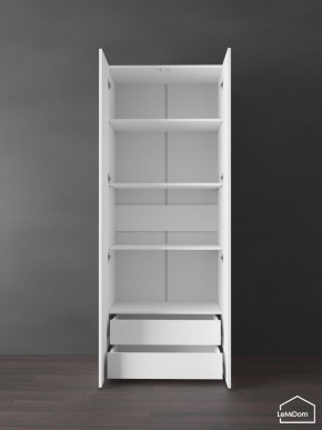 Шкаф Linnea MHR-2PO-4 2050х800х510 (Белый-М 11.1.2) в Заречном - zarechnyy.ok-mebel.com | фото 6