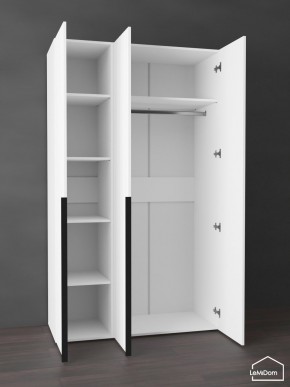Шкаф Linnea MHR-3-1 2050х1200х510 (Белый-М 11.1.2) в Заречном - zarechnyy.ok-mebel.com | фото 4
