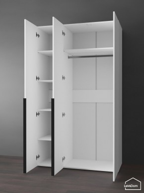 Шкаф Linnea MHR-3-1 2050х1200х510 (Белый-М 11.1.2) в Заречном - zarechnyy.ok-mebel.com | фото 5