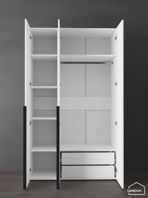Шкаф Linnea MHR-3-2 2050х1200х510 (Белый-М 11.1.2) в Заречном - zarechnyy.ok-mebel.com | фото 5