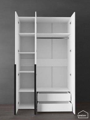 Шкаф Linnea MHR-3-2 2050х1200х510 (Белый-М 11.1.2) в Заречном - zarechnyy.ok-mebel.com | фото 6