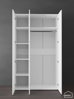 Шкаф Linnea MHR-3PO-1 2050х1200х510 (Белый-М 11.1.1) в Заречном - zarechnyy.ok-mebel.com | фото 5
