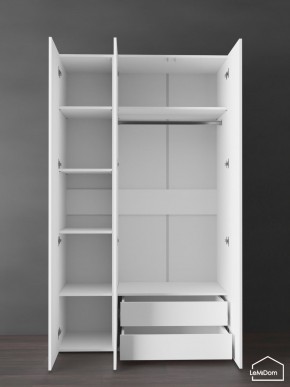 Шкаф Linnea MHR-3PO-2 2050х1200х510 (Белый-М 11.1.1) в Заречном - zarechnyy.ok-mebel.com | фото 5