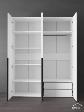 Шкаф Linnea MHR-4-2 2050х1600х510 (Белый-М 11.1.2) в Заречном - zarechnyy.ok-mebel.com | фото 6