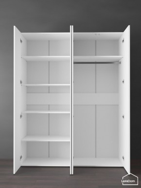 Шкаф Linnea MHR-4PO-1 2050х1600х510 (Белый-М 11.1.1) в Заречном - zarechnyy.ok-mebel.com | фото 4