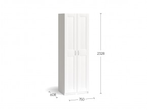 Шкаф МАКС двухдверный, цвет белый в Заречном - zarechnyy.ok-mebel.com | фото 3
