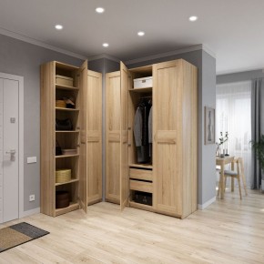 Шкаф МАКС двухдверный, цвет Дуб Сонома в Заречном - zarechnyy.ok-mebel.com | фото 4