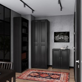 Шкаф МАКС двухдверный, цвет Дуб Венге в Заречном - zarechnyy.ok-mebel.com | фото 4