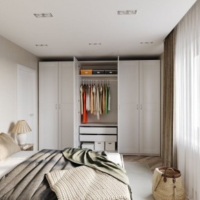 Шкаф МАКС двухстворчатый, цвет белый в Заречном - zarechnyy.ok-mebel.com | фото 4