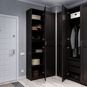 Шкаф МАКС однодверный узкий, цвет Дуб Венге в Заречном - zarechnyy.ok-mebel.com | фото 4