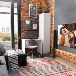 Шкаф ОРИОН однодверный, цвет белый в Заречном - zarechnyy.ok-mebel.com | фото 4