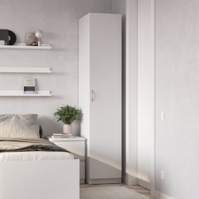 Шкаф ПЕГАС однодверный, цвет белый в Заречном - zarechnyy.ok-mebel.com | фото 4
