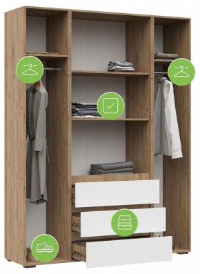 Шкаф платяной Элла в Заречном - zarechnyy.ok-mebel.com | фото 4