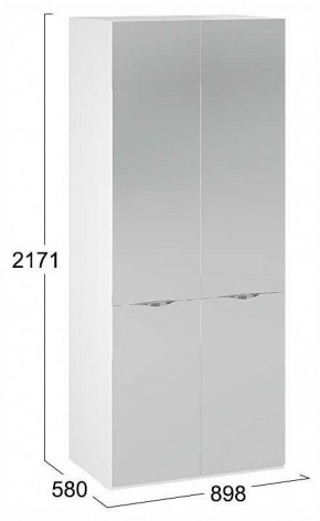 Шкаф платяной Глосс СМ-319.07.004 в Заречном - zarechnyy.ok-mebel.com | фото 4
