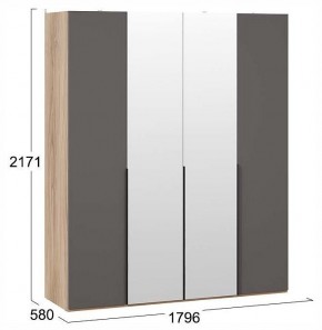 Шкаф платяной Порто СМ-393.07.108 в Заречном - zarechnyy.ok-mebel.com | фото 3