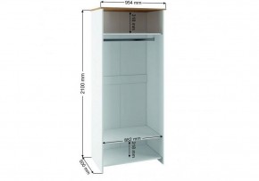 Шкаф платяной Теодора в Заречном - zarechnyy.ok-mebel.com | фото 3