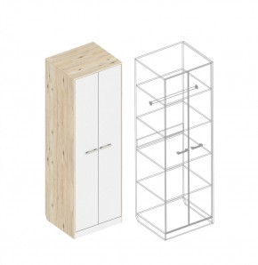 Шкаф "Милана" 2-х створчатый с полками в Заречном - zarechnyy.ok-mebel.com | фото 2