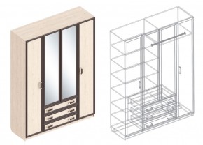 Шкаф "Наоми" 4-х створчатый в Заречном - zarechnyy.ok-mebel.com | фото 3