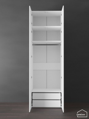 Шкаф с антресолью Linnea MHR-2POA-3 2450х800х510 (Белый-М 11.1.2) в Заречном - zarechnyy.ok-mebel.com | фото 5