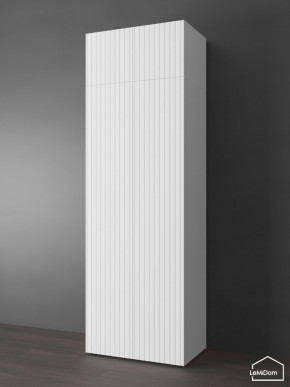 Шкаф с антресолью Linnea MHR-2POA-4 2450х800х510 (Белый-М 11.1.2) в Заречном - zarechnyy.ok-mebel.com | фото