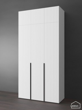 Шкаф с антресолью Linnea MHR-3A-2 2450х1200х510 (Белый-М 11.1.1) в Заречном - zarechnyy.ok-mebel.com | фото