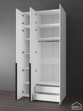 Шкаф с антресолью Linnea MHR-3A-2 2450х1200х510 (Белый-М 11.1.2) в Заречном - zarechnyy.ok-mebel.com | фото 5