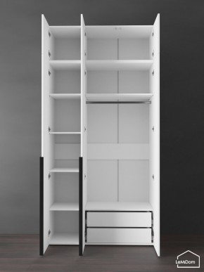 Шкаф с антресолью Linnea MHR-3A-2 2450х1200х510 (Белый-М 11.1.2) в Заречном - zarechnyy.ok-mebel.com | фото 6