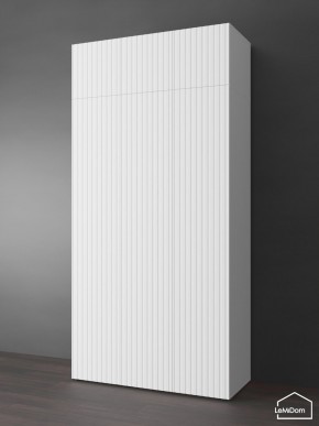 Шкаф с антресолью Linnea MHR-3POA-2 2450х1200х510 (Белый-М 11.1.2) в Заречном - zarechnyy.ok-mebel.com | фото