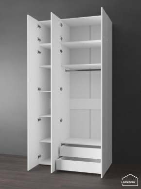 Шкаф с антресолью Linnea MHR-3POA-2 2450х1200х510 (Белый-М 11.1.2) в Заречном - zarechnyy.ok-mebel.com | фото 5