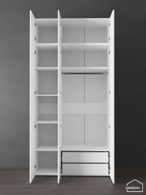 Шкаф с антресолью Linnea MHR-3POA-2 2450х1200х510 (Белый-М 11.1.2) в Заречном - zarechnyy.ok-mebel.com | фото 6