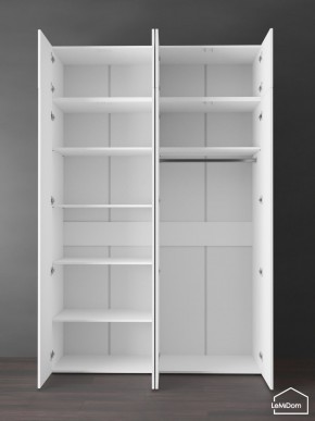 Шкаф с антресолью Linnea MHR-4POA-1 2450х1600х510 (Белый-М 11.1.2) в Заречном - zarechnyy.ok-mebel.com | фото 4