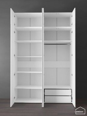 Шкаф с антресолью Linnea MHR-4POA-2 2450х1600х510 (Белый-М 11.1.2) в Заречном - zarechnyy.ok-mebel.com | фото 5