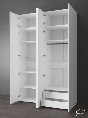 Шкаф с антресолью Linnea MHR-4POA-2 2450х1600х510 (Белый-М 11.1.2) в Заречном - zarechnyy.ok-mebel.com | фото 6