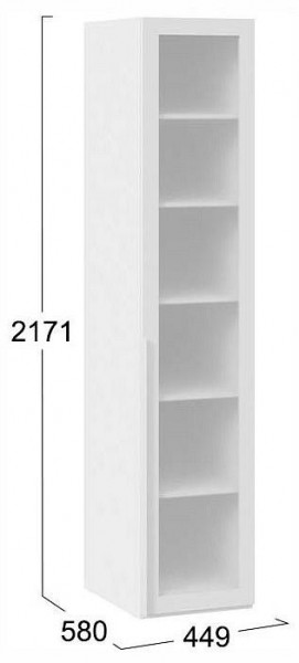 Шкаф-витрина Порто СМ-393.07.008 в Заречном - zarechnyy.ok-mebel.com | фото 3
