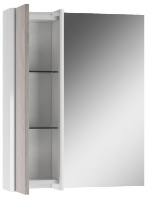 Шкаф-зеркало Uno 60 Дуб серый левый/правый Домино (DU1503HZ) в Заречном - zarechnyy.ok-mebel.com | фото 3