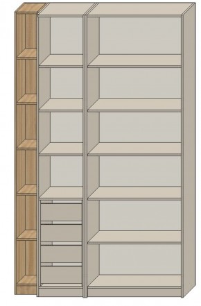 Спальня Серый камень 6 (серии «ГЕСТИЯ») в Заречном - zarechnyy.ok-mebel.com | фото 2