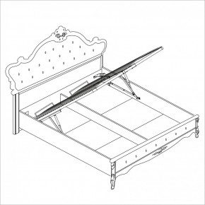 Спальня Мишель 5-ти ств (белый матовый/экокожа) в Заречном - zarechnyy.ok-mebel.com | фото 4